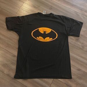 Vintage 1990s Jerzees‎ Batman Black Casual Shirt Men Medium